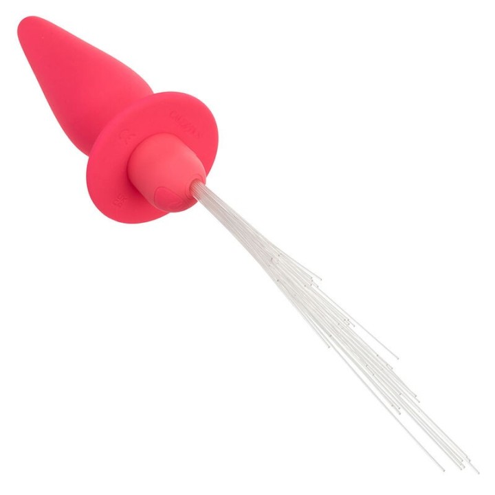 CALEXOTICS - SOUTHERN LIGHTS LIGHT UP ANAL PLUG 10 VIBRATIONS SILICONE PINK - D-241436 - Teknashop Ltd