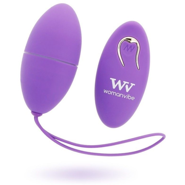 WOMANVIBE - ALSAN SILICONE REMOTE CONTROL EGG PURPLE - D-213891 - Teknashop Ltd