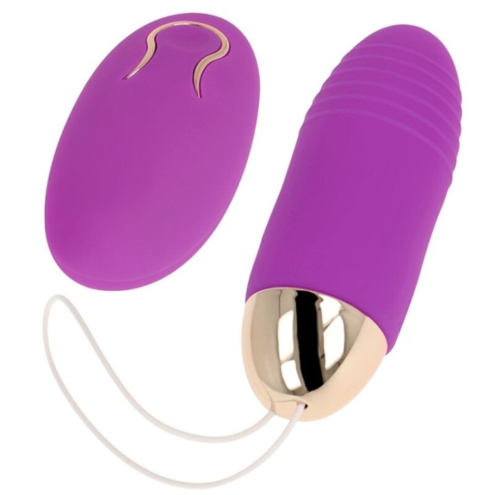 OHMAMA - REMOTE CONTROL VIBRATING EGG 10 SPEEDS PURPLE - D-227195 - Teknashop Ltd