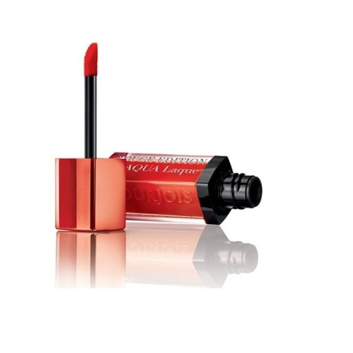 Bourjois, Rouge Edition Aqua Laque, Liquid Lipstick, 06, Feeling Reddy, 7.7 ml - Teknashop Ltd