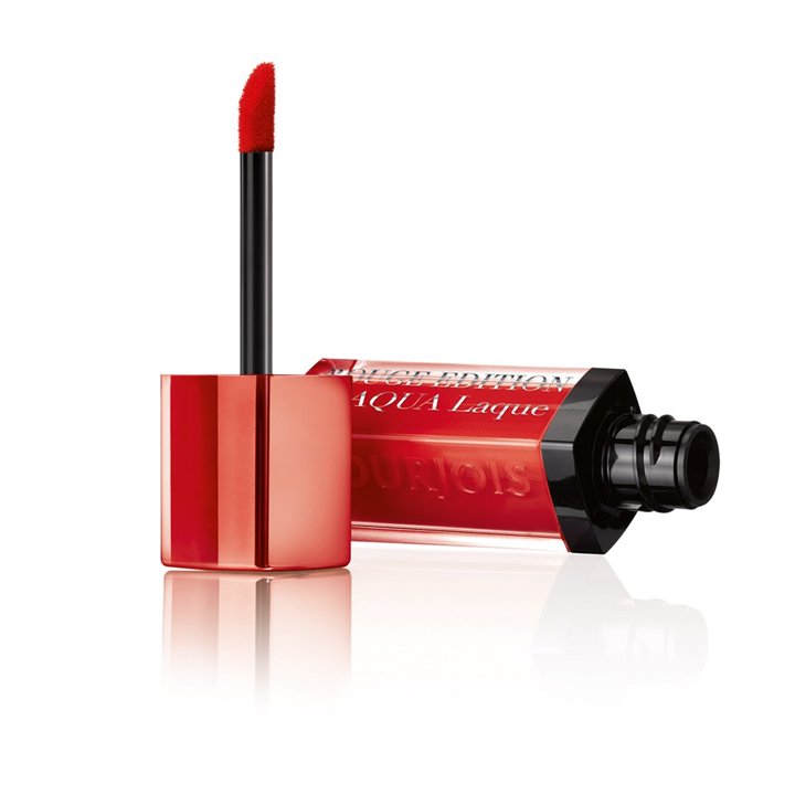 Bourjois, Rouge Edition Aqua Laque, Liquid Lipstick, 05, Red My Lips, 7.7 ml - Teknashop Ltd
