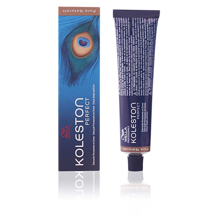 Wella Professionals, Koleston Perfect, Permanent Hair Dye, 7/01 Medium Blonde Natural Ash, 60 ml - Teknashop Ltd