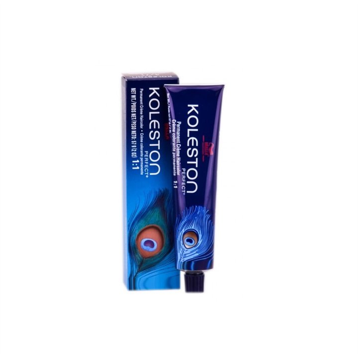 Wella Professionals, Koleston Perfect, Permanent Hair Dye, 5/41 Light Red Ash Brown, 60 ml - Teknashop Ltd