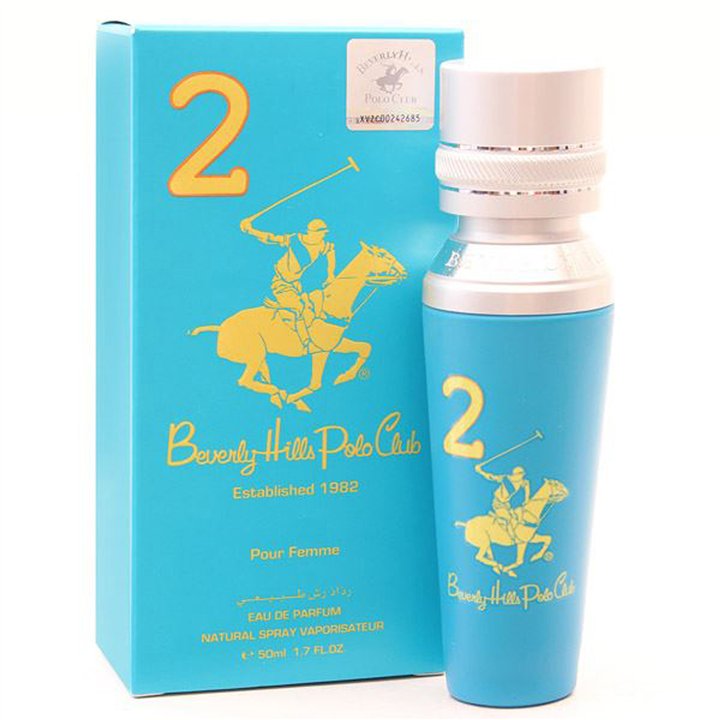 Beverly Hills Polo Club, No. 2, Eau De Parfum, For Women, 50 ml - Teknashop Ltd