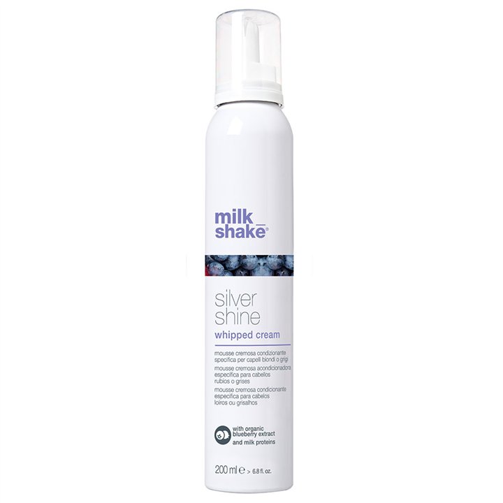 Milk Shake, Silver Shine Whipped Cream, Hair Leave-In Foam Conditioner, 200 ml - Teknashop Ltd