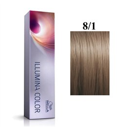 Wella Professionals, Illumina Color, Permanent Hair Dye, 8/1 , 60 ml - Teknashop Ltd