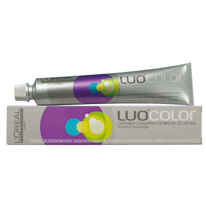 L'Oreal Professionnel, LuoColor, Ammonia-Free, Permanent Hair Dye, 5.52 Light Brown Mahogany Red, 50 ml - Teknashop Ltd