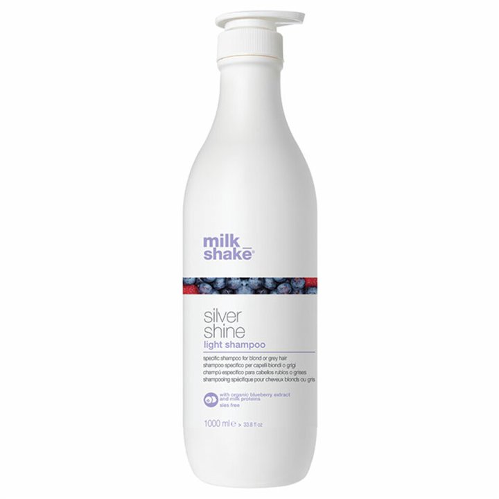 Milk Shake, Silver Shine Light, Sulfates-Free, Hair Shampoo, For Neutralisation Of Yellow Tones, 1000 ml - Teknashop Ltd