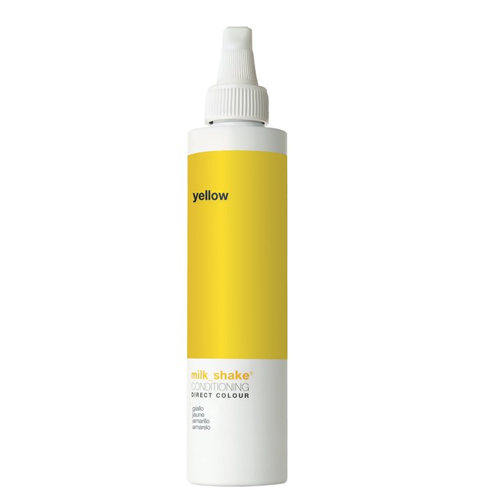 Milk Shake, Direct Colour, Ammonia-Free, Hair Colour Conditioner,  Yellow, 100 ml - Teknashop Ltd