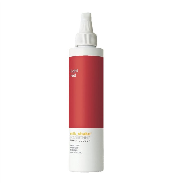 Milk Shake, Direct Colour, Ammonia-Free, Hair Colour Conditioner,  Light Red, 200 ml - Teknashop Ltd