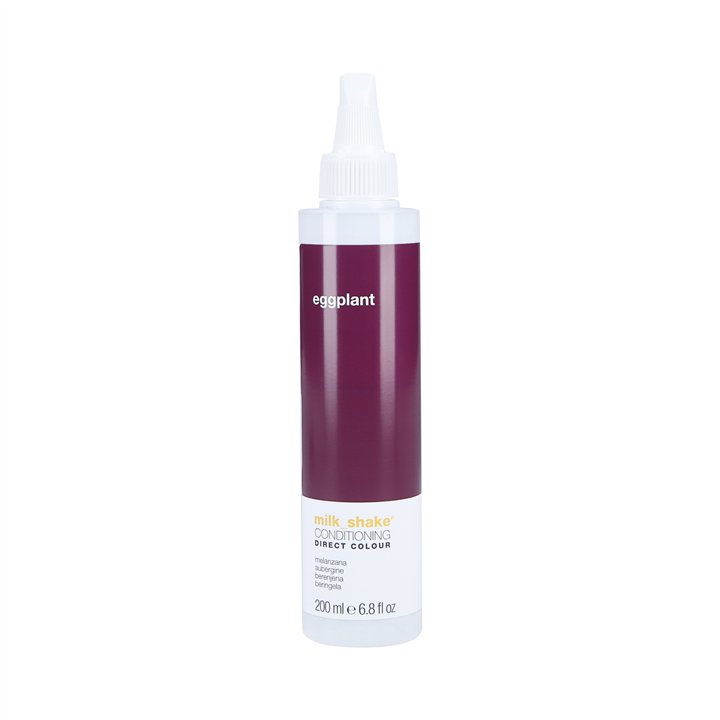 Milk Shake, Direct Colour, Ammonia-Free, Hair Colour Conditioner,  Eggplant, 200 ml - Teknashop Ltd
