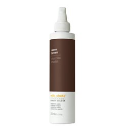 Milk Shake, Direct Colour, Ammonia-Free, Hair Colour Conditioner,  Warm Brown, 200 ml - Teknashop Ltd
