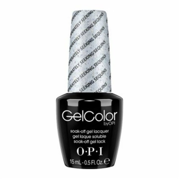 Opi, Gel Color, Semi-Permanent Nail Polish, Desperately Seeking Sequins, 15 ml - Teknashop Ltd