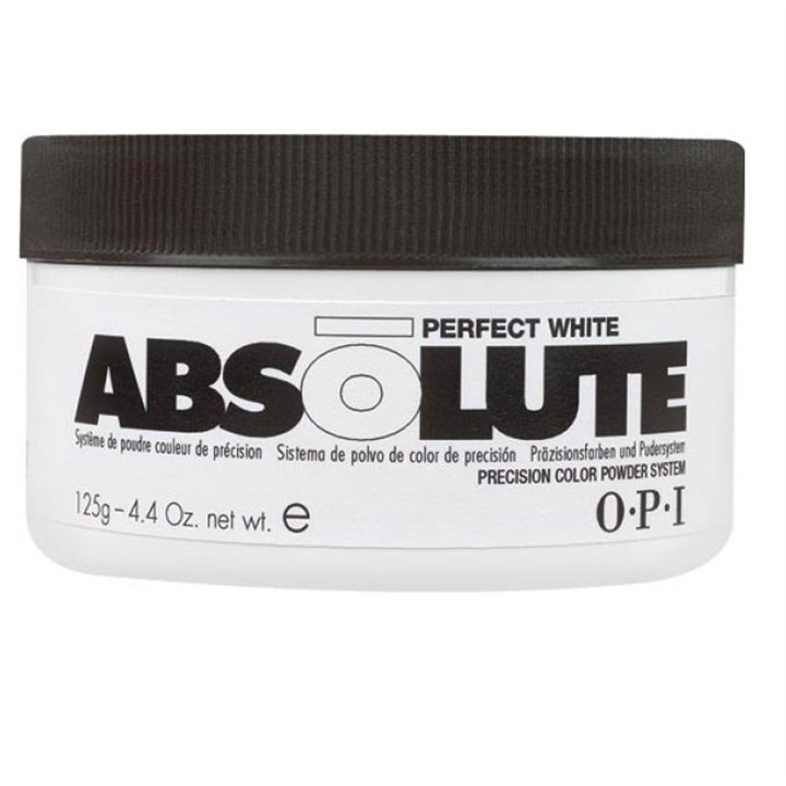 Opi, Absolute, Acrylic Nail Powder, Perfect White, 125 g - Teknashop Ltd