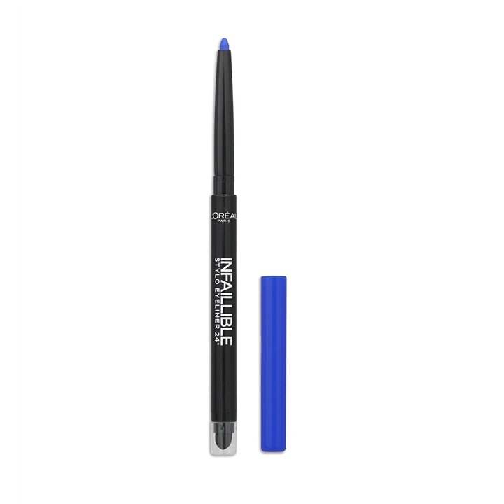L'Oreal Paris, Infaillible 24H , Waterproof, Contour, Gel Pencil Eyeliner, 314, Rebel Blue, 10 g - Teknashop Ltd