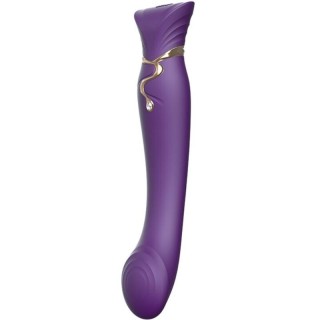ZALO - QUEEN G-SPOT PULS WAVE VIBE PURPLE - D-234645 - Teknashop Ltd