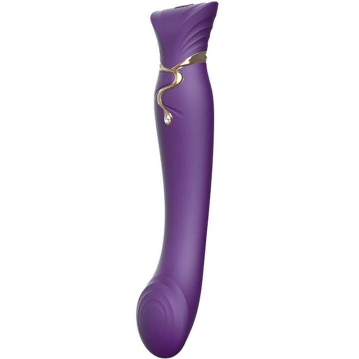 ZALO - QUEEN G-SPOT PULS WAVE VIBE PURPLE - D-234645 - Teknashop Ltd