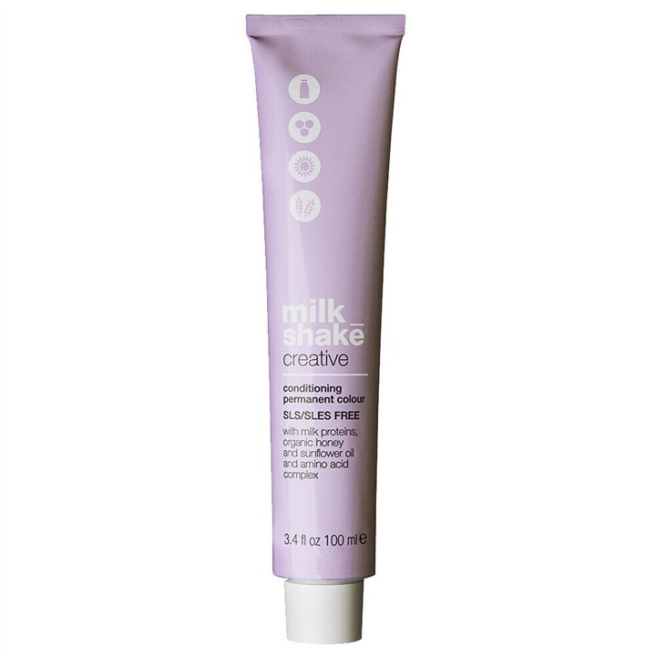 Milk Shake, Creative, SLS/SLES-Free, Permanent Hair Dye, 6.616RA Ash Red Dark Blond, 100 ml - Teknashop Ltd