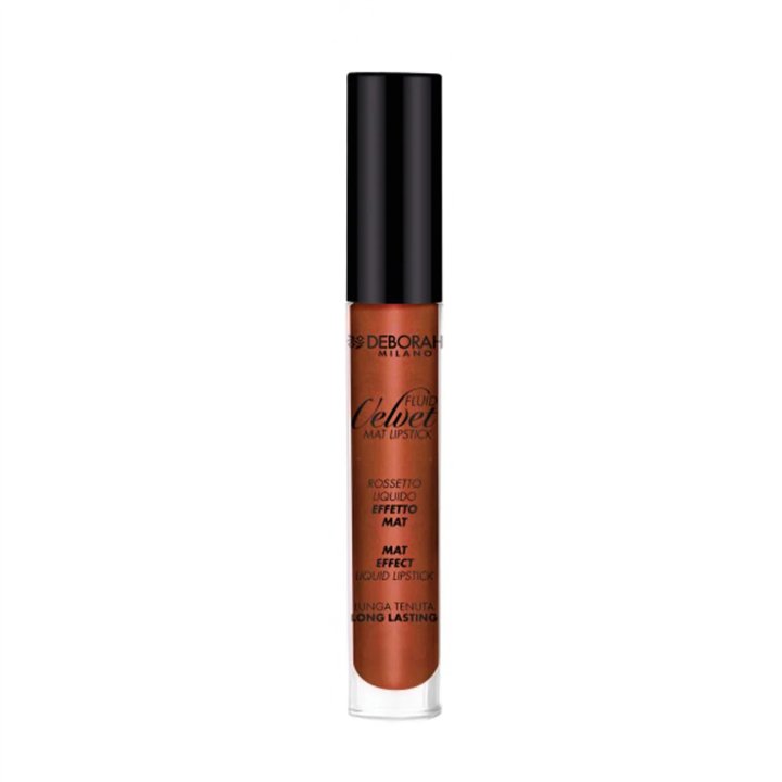 Deborah, Fluid Velvet, Matte, Liquid Lipstick, 53, Brown, 4.5 g - Teknashop Ltd