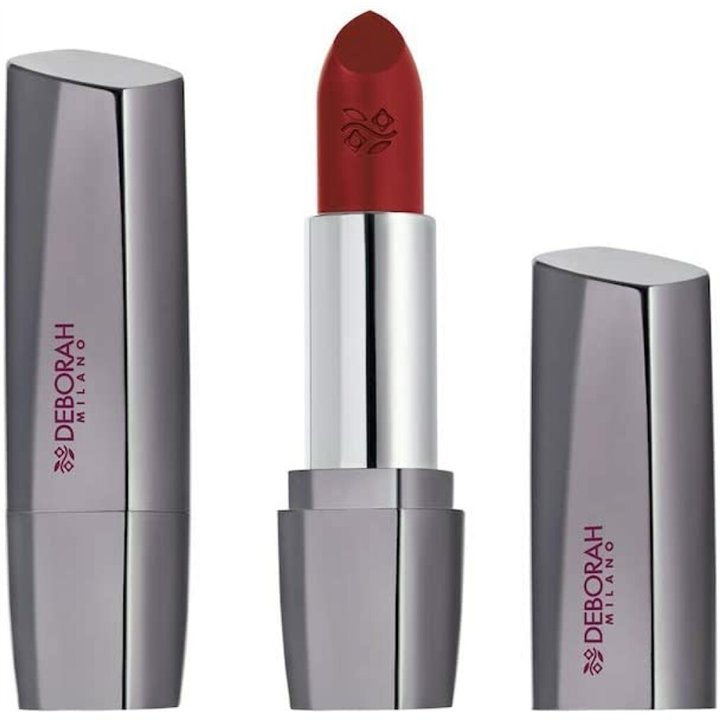 Deborah, Milano Red, Long-Lasting, Cream Lipstick, 11, 4.4 g - Teknashop Ltd