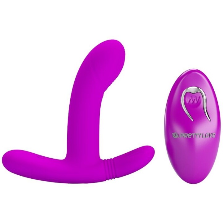 PRETTY LOVE - GERI CLITORIS MASSAGER PINK REMOTE CONTROL - D-237005 - Teknashop Ltd