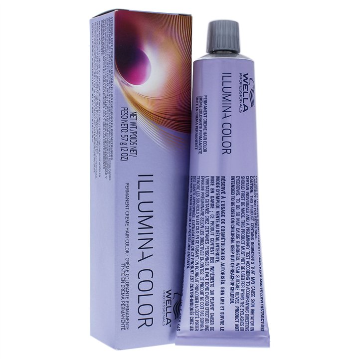 Wella Professionals, Illumina Color, Permanent Hair Dye, 8/38 Light Blonde Golden Blue, 60 ml - Teknashop Ltd