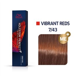 Wella Professionals, Color Touch, Ammonia-Free, Semi-Permanent Hair Dye, 7/43 Vibrant Reds, 60 ml - Teknashop Ltd
