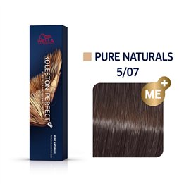 Wella Professionals, Koleston Perfect Me+, Permanent Hair Dye, 5/07 Light Chestnut Natural Brown, 60 ml - Teknashop Ltd