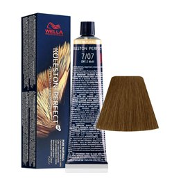 Wella Professionals, Koleston Perfect Me+, Permanent Hair Dye, 7/07 Medium Blonde Natural Chestnut, 60 ml - Teknashop Ltd