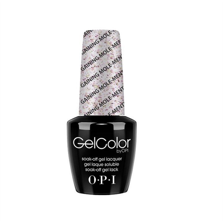 Opi, Gel Color, Semi-Permanent Nail Polish, GC M80, Gaining Mole-Mentum, 15 ml *Tester - Teknashop Ltd