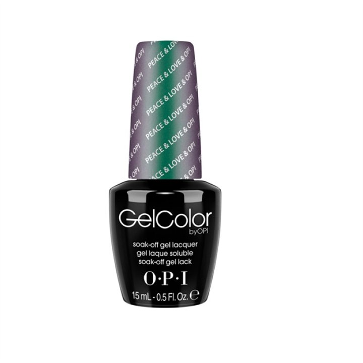 Opi, Gel Color, Semi-Permanent Nail Polish, GC F56, Peace & Love & Opi, 15 ml - Teknashop Ltd