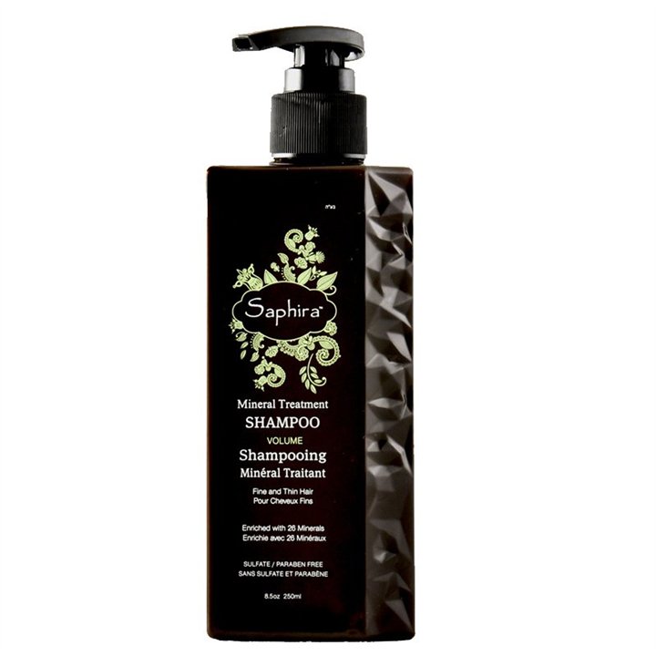 Saphira, Mineral Treatment, Hair Shampoo, For Volume, 250 ml - Teknashop Ltd