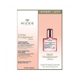 Huile Prodigieuse Florale Set Nuxe: Creme Prodigieuse Boost, Smoothing, Cream, For Face, 40 ml + Prodigieuse Florale, Anti-Agein