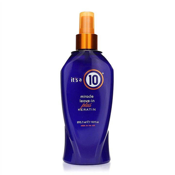 It's a 10, Miracle Deep Plus Keratin, Hair Leave-In Cream Treatment, For Hydration, 295.7 ml - Teknashop Ltd