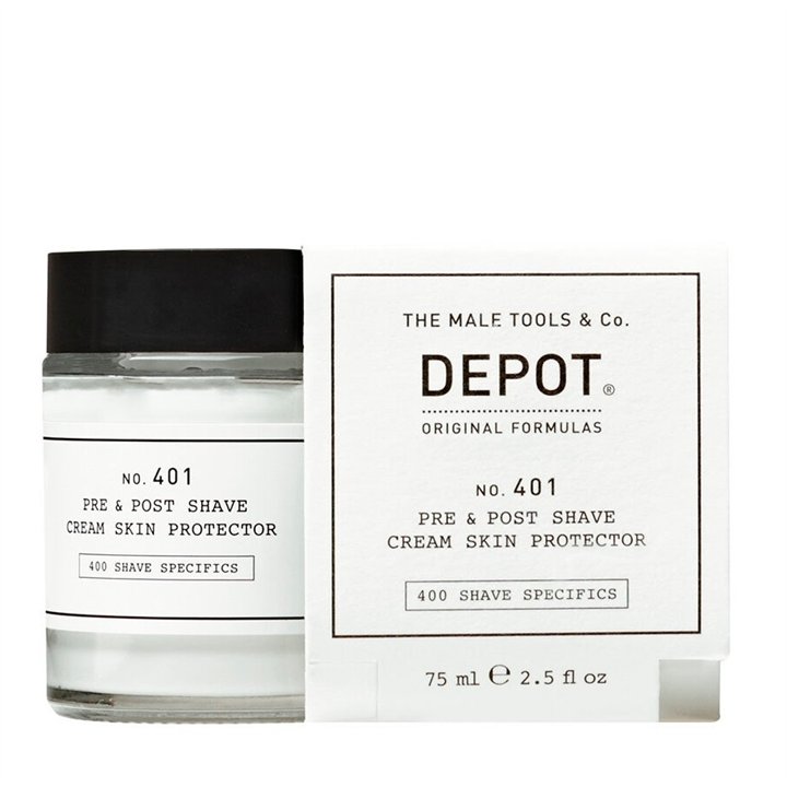 Depot, 400 Shave Specifics No. 401, Soothing, Pre & Post Shaving Cream, 75 ml - Teknashop Ltd