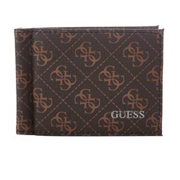 Guess, Vezzola, Textile Wallet, Coin Holder, SMVEZZPOL23, Black, For Men - Teknashop Ltd