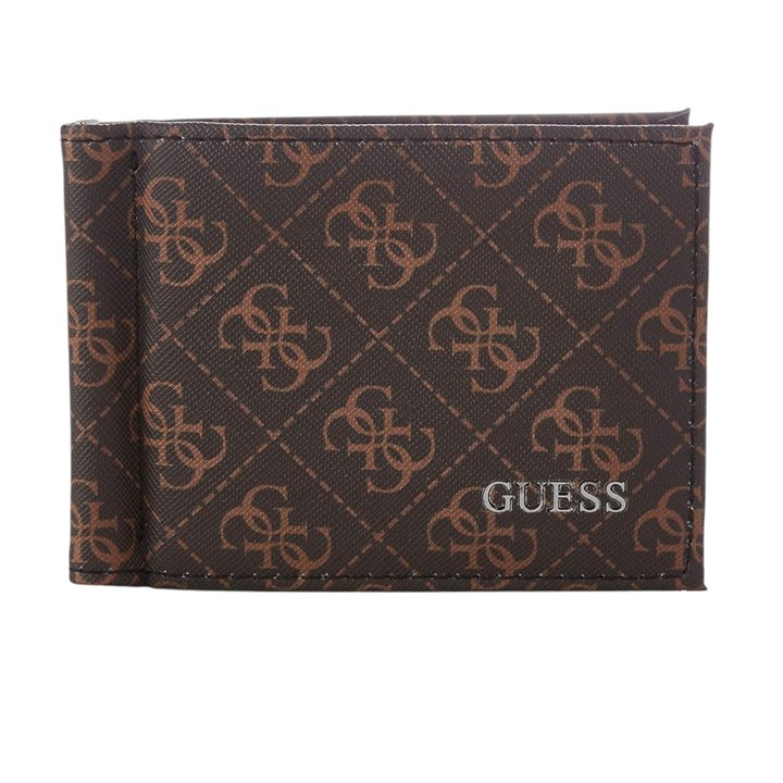 Guess, Vezzola, Textile Wallet, Coin Holder, SMVEZZPOL23, Black, For Men - Teknashop Ltd