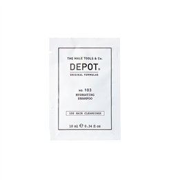 Depot, 100 Hair Cleansing No. 103, Pro-Vitamin B5, Hair Shampoo, For Hydration, 10 ml - Teknashop Ltd