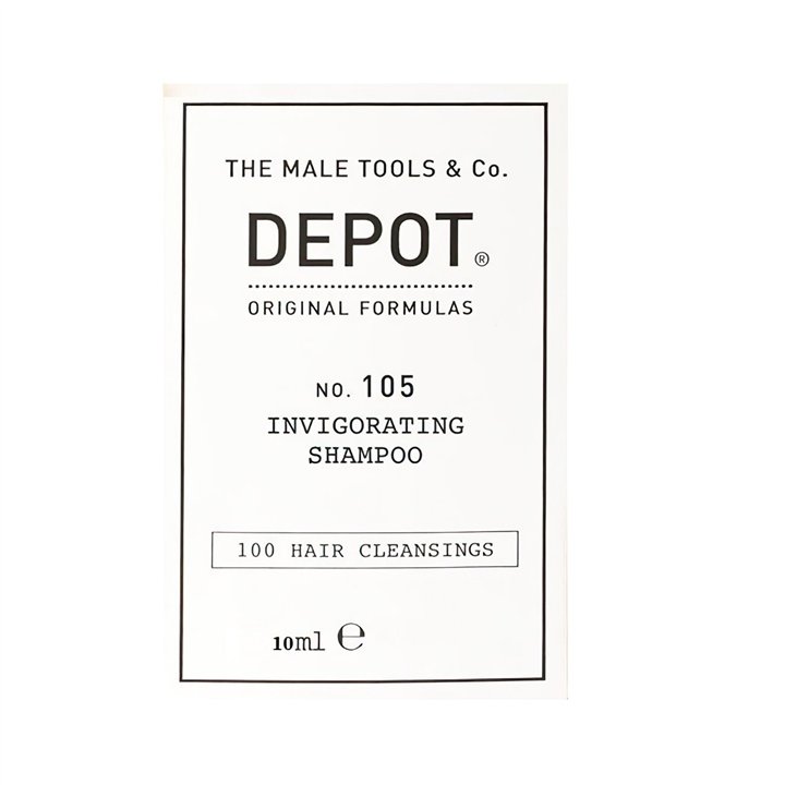 Depot, 100 Hair Cleansing No. 105, Multivitamin Complex, Hair Shampoo, Anti-Hair Loss, 10 ml - Teknashop Ltd