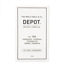 Depot, 100 Hair Cleansing No. 106, Pro-Vitamin B5, Hair Shampoo, Anti-Dandruff, 10 ml - Teknashop Ltd