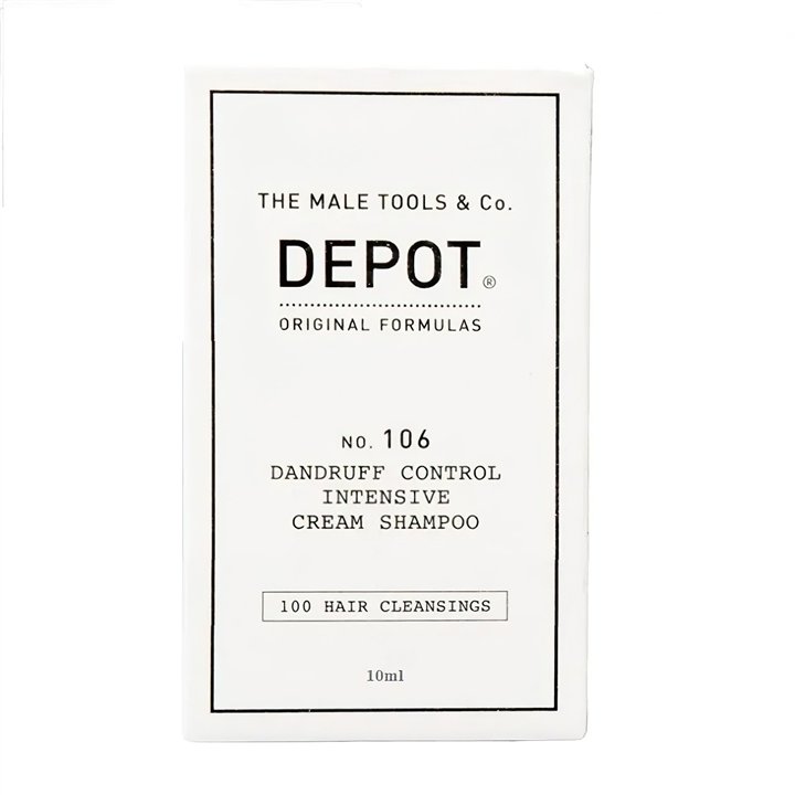 Depot, 100 Hair Cleansing No. 106, Pro-Vitamin B5, Hair Shampoo, Anti-Dandruff, 10 ml - Teknashop Ltd