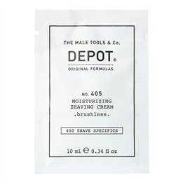 Depot, 400 Shave Specifics No. 405, Allantoin, Moisturizing, Shaving Cream, 10 ml - Teknashop Ltd