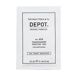Depot, 400 Shave Specifics No. 406, Menthol, Softening & Refreshing, Shaving Gel, 10 ml - Teknashop Ltd