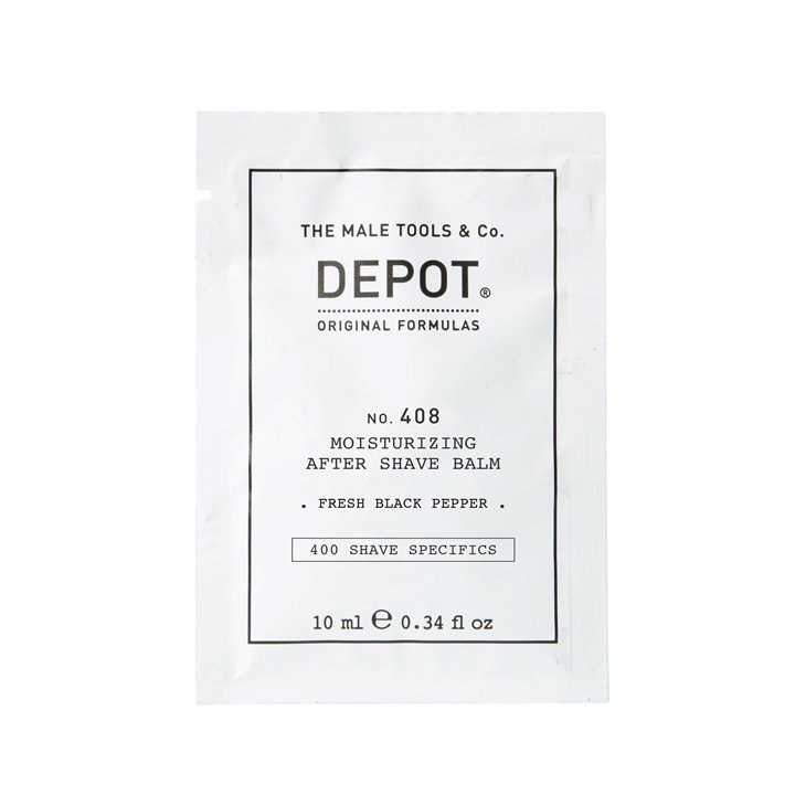 Depot, 400 Shave Specifics No. 408, Fresh Black Pepper, Moisturizing, After-Shave Balm, 10 ml - Teknashop Ltd