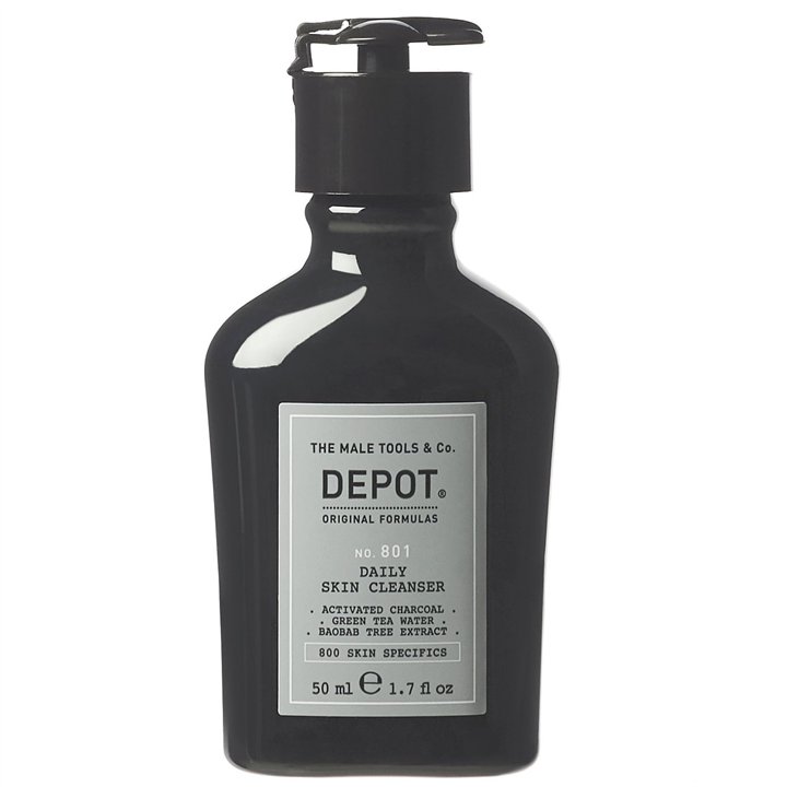 Depot, 800 Skin Specifics No. 801, Activated Charcoal, Detoxifying, Cleansing Gel, For Face, 50 ml - Teknashop Ltd