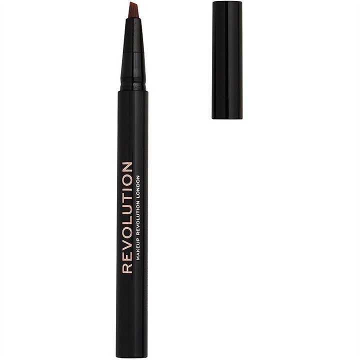 Makeup Revolution, Bushy Brow, Eyebrow Cream Pencil, Medium Brown, 0.5 ml - Teknashop Ltd