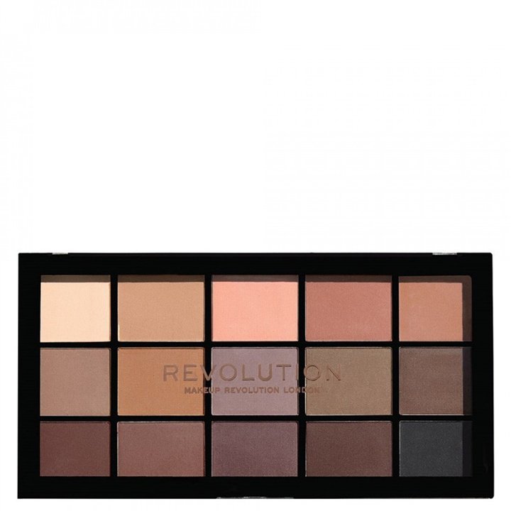 Makeup Revolution, Reloaded Palette, Eye Palette, Basic Mattes, 15x, 1.1 g - Teknashop Ltd