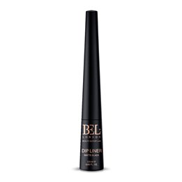 Bel London, Dip Liner, Aqua, Waterproof, Colour, Contouring, Liquid Eyeliner, Matte Black, 2.5 ml - Teknashop Ltd