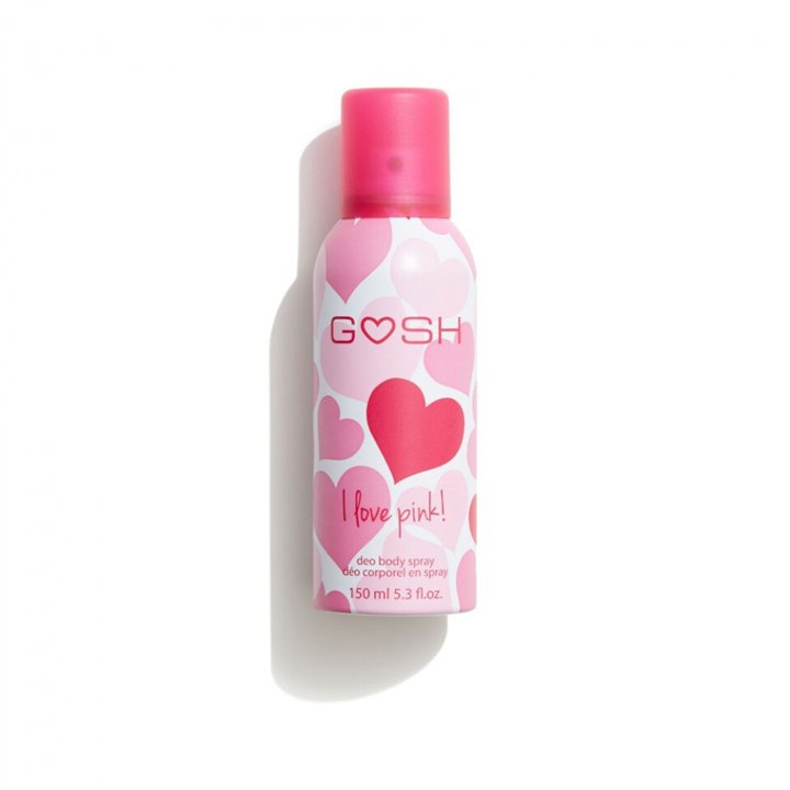 Gosh, I Love Pink, Deodorant Spray, For Women, 150 ml - Teknashop Ltd