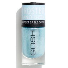 Gosh, Glittery, Matt Finish, Nail Polish, 06, Frosted Soft Blue, 8 ml - Teknashop Ltd